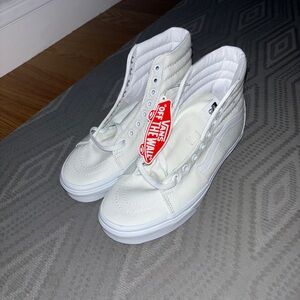 White High Top Vans